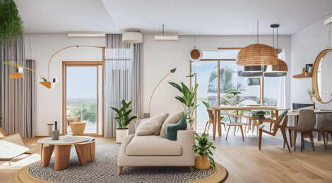Programme immobilier neuf COEUR DE VILLE - Mions : logements neufs T2–T4 proche des commerces (69780) - Référence : 9526