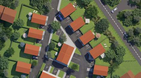 Programme immobilier neuf LE JONAN - Mornant : Résidence T5 avec jardins, garages et proximité des écoles dans un cadre verdoyant (69440) - Référence : 324