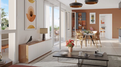 Programme immobilier neuf Côté Saône - Neuville-sur-Saône aux portes de Lyon à 11 min de la Part-Dieu (69250) - Référence : 15988