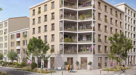 Programme immobilier neuf BE HAPPY - Oullins-Pierre-Bénite La Saulaie résidence proche métro B (69600) - Référence : 17211