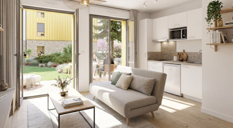 Programme immobilier neuf RUBIX - Oullins-Pierre-Bénite studios meublés pour étudiants Lyon (69600) - Référence : 15985