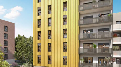 Programme immobilier neuf RUBIX - Oullins-Pierre-Bénite studios meublés pour étudiants Lyon (69600) - Référence : 15985