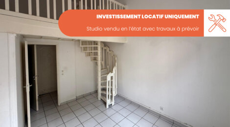Programme immobilier neuf 22 Avenue Jean Jaurès - LOT 5 VENDUS EN L'ETAT LIBRE - Oullins, studio à rénover idéal pour un investissement locatif (69600) - Référence : 13337
