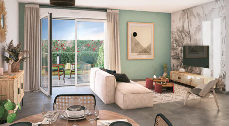 Programme immobilier neuf FLORILLA 2 - Rillieux-la-Pape centre proche de la gare de Sathonay-Rillieux (69140) - Référence : 16075