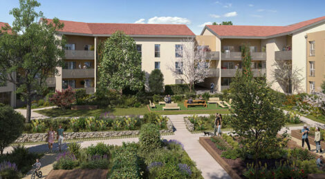 Programme immobilier neuf FLORILLA 2 - Rillieux-la-Pape centre proche de la gare de Sathonay-Rillieux (69140) - Référence : 16075