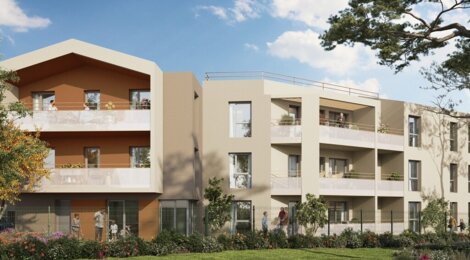 Programme immobilier neuf JARDIN PRIVÉ -  Rillieux-la-Pape : logements neufs sécurisés et verdoyants proche des services (69140) - Référence : 15415