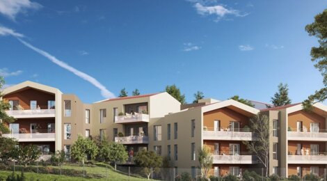 Programme immobilier neuf JARDIN PRIVÉ -  Rillieux-la-Pape : logements neufs sécurisés et verdoyants proche des services (69140) - Référence : 15415