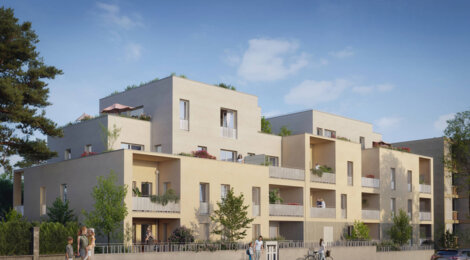 Programme immobilier neuf ESPRIT CRÉPIEUX - Rillieux-la-Pape : Résidence T1–T4 avec cadre résidentiel et confort optimisé proche des commodités (69140) - Référence : 14590