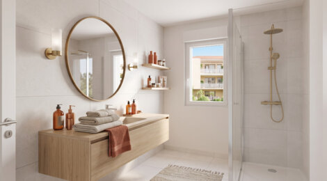 Programme immobilier neuf ESPRIT CRÉPIEUX - Rillieux-la-Pape : Résidence T1–T4 avec cadre résidentiel et confort optimisé proche des commodités (69140) - Référence : 14590