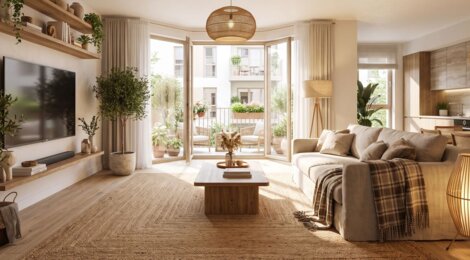 Programme immobilier neuf Les Terrasses de la Saône - Rochetaillée-sur-Saône cadre paysager proche Lyon et berges (69270) - Référence : 17736