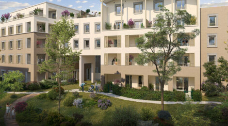 Programme immobilier neuf Les Terrasses de la Saône - Rochetaillée-sur-Saône cadre paysager proche Lyon et berges (69270) - Référence : 17736