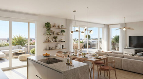Programme immobilier neuf MURMÛRE - Saint-Bonnet-de-Mure appartements avec extérieurs dans l’Est lyonnais (69720) - Référence : 17320