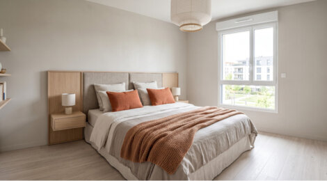 Programme immobilier neuf Square Rabelais - Saint-Fons : logements neufs écoresponsables et lumineux en centre-ville (69190) - Référence : 18008