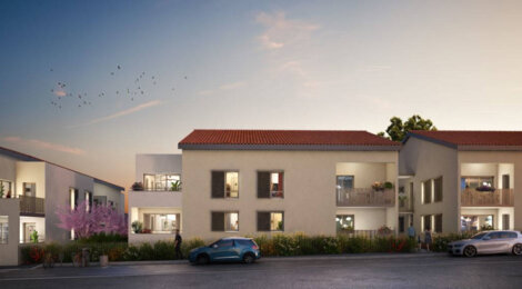Programme immobilier neuf LE CLOS DES CERISIERS - Saint-Genis-les-Ollières : Résidence T2–T4 avec cadre authentique et confort optimisé proche des commodités (69290) - Référence : 6667