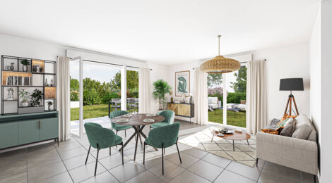 Programme immobilier neuf Les Allées Fleurie - Saint-Georges-de-Reneins proche du centre-bourg et à 35 km de Lyon (69830) - Référence : 16015