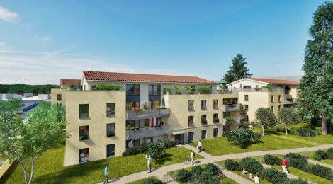 Programme immobilier neuf Les Allées Fleurie - Saint-Georges-de-Reneins proche du centre-bourg et à 35 km de Lyon (69830) - Référence : 16015