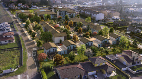 Programme immobilier neuf Les Prairies de Saint-Pierre - Saint-Pierre-de-Chandieu : Résidence T3–T5 avec cadre pavillonnaire et confort optimisé proche des commodités (69780) - Référence : 6895