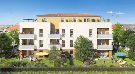 Programme immobilier neuf VILLA JARDIN - Saint-Priest proche gare à 15 min de Lyon Perrache (69800) - Référence : 16025