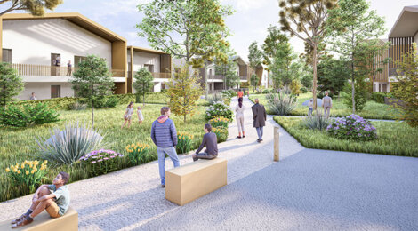 Programme immobilier neuf Résidence Jean Bouin - Saint-Priest quartier Revaison proche du bus C25 (69800) - Référence : 16026