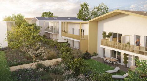 Programme immobilier neuf Résidence Jean Bouin - Saint-Priest quartier Revaison proche du bus C25 (69800) - Référence : 16026