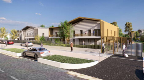 Programme immobilier neuf Résidence Jean Bouin - Saint-Priest quartier Revaison proche du bus C25 (69800) - Référence : 16026