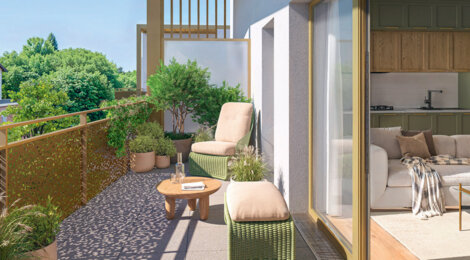 Programme immobilier neuf ATRIA - Saint-Priest résidence conviviale près du centre-ville (69800) - Référence : 17307