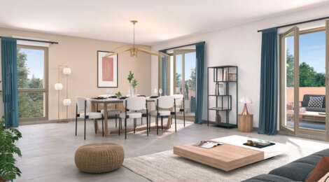 Programme immobilier neuf Les Jardins du Moulin - Saint-Romain-au-Mont-d’Or à proximité de Lyon (69270) - Référence : 16062