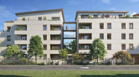 Programme immobilier neuf Résidence INTERVALLE - Sainte-Foy-lès-Lyon adresse résidentielle proche du Commandant Charcot (69110) - Référence : 16967