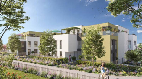 Programme immobilier neuf ICONIC - Sathonay-Camp : logements neufs T2–T5 proche de la nature (69580) - Référence : 15863