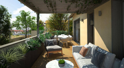 Programme immobilier neuf LE CLOS FRANCOIS - Sathonay-Village à une trentaine de minutes de Lyon (69580) - Référence : 15983
