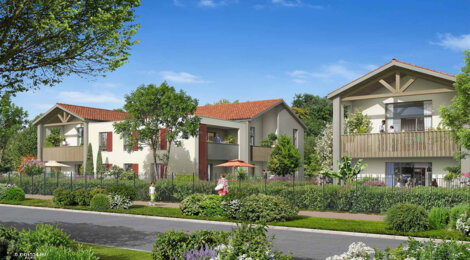 Programme immobilier neuf Domaine Beau Vallon - Solaize : logements neufs lumineux et spacieux proche de Lyon (69360) - Référence : 7477