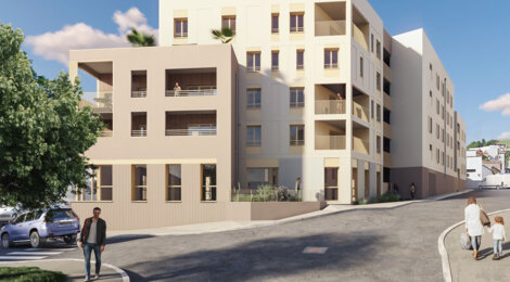 Programme immobilier neuf CONVERGENCE - Tarare cadre urbain proche Croizat appartements avec balcon ou terrasse (69170) - Référence : 17203