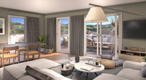 Programme immobilier neuf TERRA NOVA - Tarare : Résidence studio–T5 avec cadre arboré et confort optimisé proche des transports (69170) - Référence : 5937