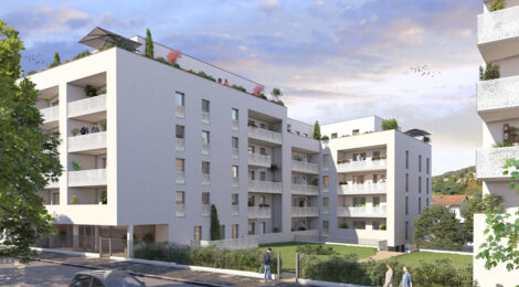 Programme immobilier neuf TERRA NOVA - Tarare : Résidence studio–T5 avec cadre arboré et confort optimisé proche des transports (69170) - Référence : 5937