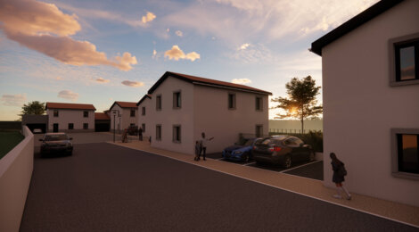 Programme immobilier neuf LE 9 - Ternay maisons neuves à quelques encablures du coeur de ville (69360) - Référence : 12438