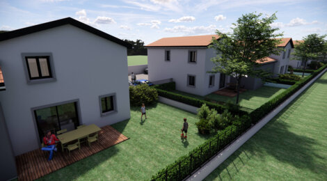 Programme immobilier neuf LE 9 - Ternay maisons neuves à quelques encablures du coeur de ville (69360) - Référence : 12438