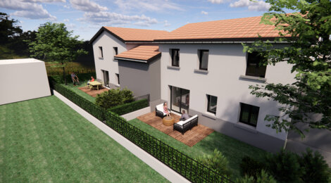 Programme immobilier neuf LE 9 - Ternay maisons neuves à quelques encablures du coeur de ville (69360) - Référence : 12438