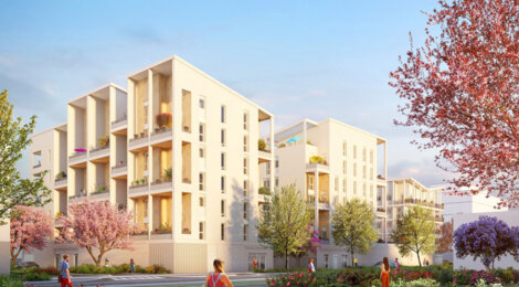 Programme immobilier neuf KOZY - Vaulx-en-Velin : logements neufs proches du futur tramway T9 et des commerces (69120) - Référence : 16022