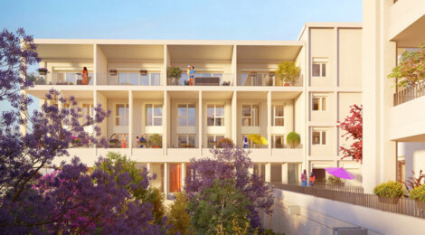 Programme immobilier neuf KOZY - Vaulx-en-Velin : logements neufs proches du futur tramway T9 et des commerces (69120) - Référence : 16022