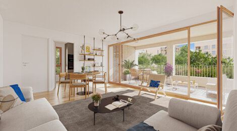 Programme immobilier neuf RenouVaulx - Vaulx-en-Velin : logements neufs proches du tram T9 et des transports lyonnais (69120) - Référence : 15992