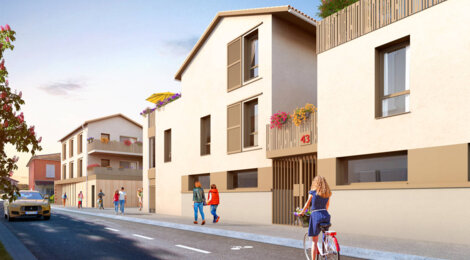 Programme immobilier neuf ORIGIN - Vaulx-en-Velin : logements neufs T3–T5 proche du parc de Miribel Jonage (69120) - Référence : 15742