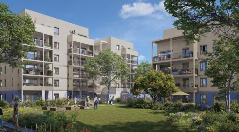 Programme immobilier neuf SOHA - Vaulx-en-Velin résidence neuve proche métro A La Soie (69120) - Référence : 15925