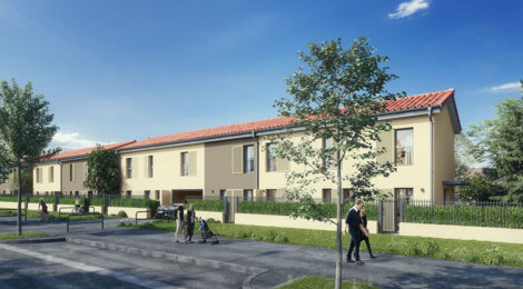 Programme immobilier neuf Les Villas Flora - Vaulx-en-Velin : Résidence T3–T5 avec cadre verdoyant et confort optimisé proche des commodités (69120) - Référence : 6580