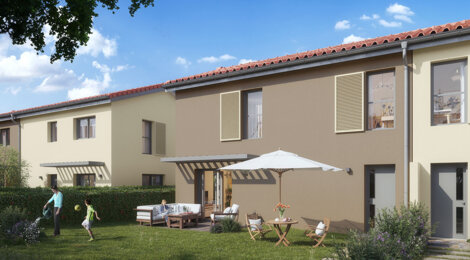 Programme immobilier neuf Les Villas Flora - Vaulx-en-Velin : Résidence T3–T5 avec cadre verdoyant et confort optimisé proche des commodités (69120) - Référence : 6580
