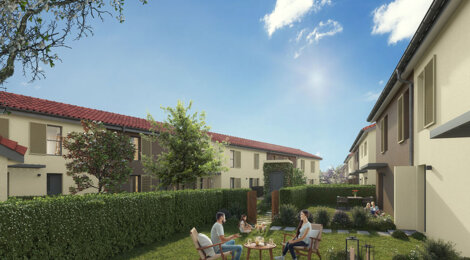 Programme immobilier neuf Les Villas Flora - Vaulx-en-Velin : Résidence T3–T5 avec cadre verdoyant et confort optimisé proche des commodités (69120) - Référence : 6580