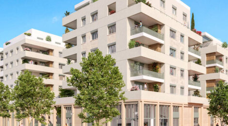 Programme immobilier neuf NATURE EN VILLE - Vaulx-en-Velin secteur central à proximité du tram T9 (69120) - Référence : 16031