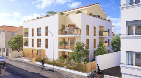 Programme immobilier neuf LE CLOS DU MOULIN - Vénissieux à proximité du tramway T6 et du Clos Layat (69200) - Référence : 15995