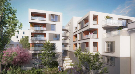 Programme immobilier neuf KUBIK GARDEN - Vénissieux appartements du studio au 4 pièces en centre-ville (69200) - Référence : 17644