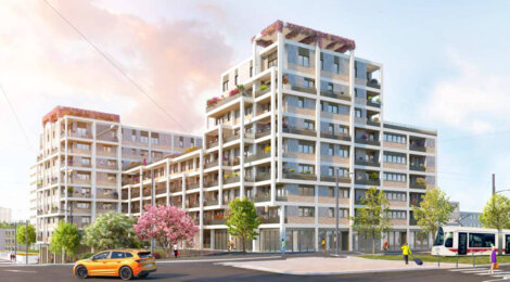 Programme immobilier neuf NEW TIME - Vénissieux  connecté à Lyon par le tramway T4 (69200) - Référence : 15996