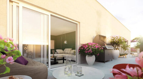 Programme immobilier neuf EN VUE - Vénissieux : logements neufs sécurisés et verdoyants proche des espaces verts (69200) - Référence : 15178